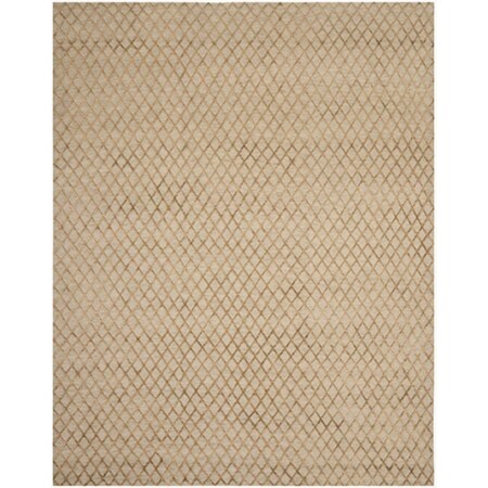 Safavieh 6 x 9 ft. Medium Rectangle Contemporary Tibetan Beige Hand Knotted Rug TB851A-6